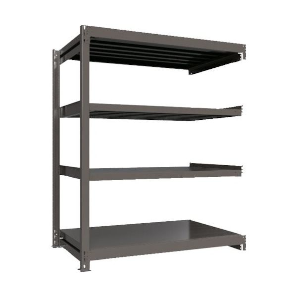 ICHIMAI 重量ボルトレスラック 段荷重1000Kg H1800×W1500×D900 天地4段 連結グレー TH1000-659R4（直送品）