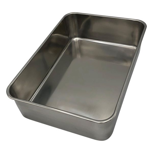 クライミング ステンレス深型組バット(酸洗浄済)343×240×89mm 8号 4-6277-12 1個（直送品）