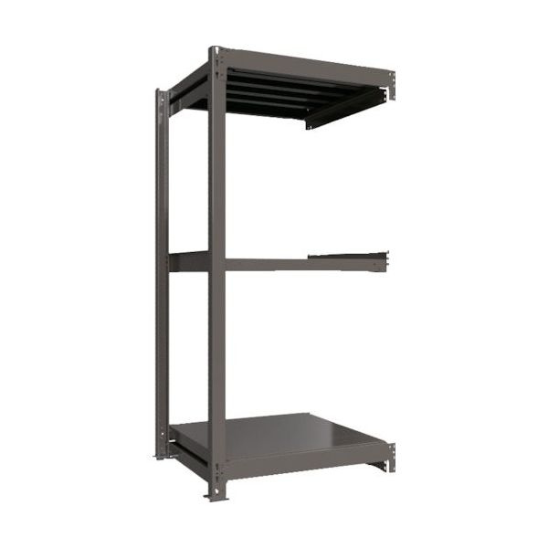 ICHIMAI 重量ボルトレスラック 段荷重1000Kg H1800×W900×D750 天地3段 連結グレー TH1000-637R3（直送品）