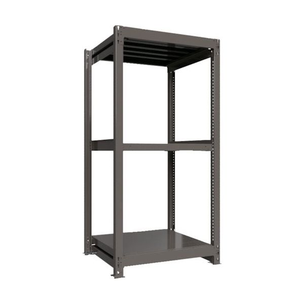 ICHIMAI 重量ボルトレスラック 段荷重1000Kg H1800×W900×D750 天地3段 単体グレー TH1000-637T3（直送品）