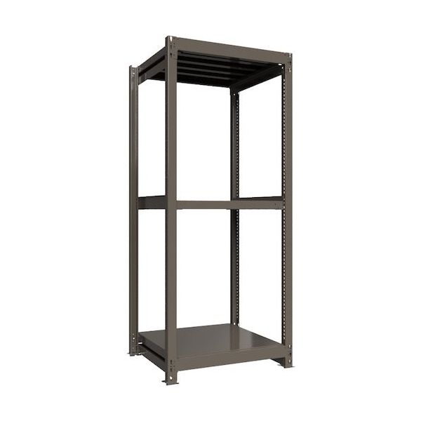 ICHIMAI 重量ボルトレスラック 段荷重1000Kg H2100×W900×D750 天地3段 単体グレー TH1000-737T3（直送品）