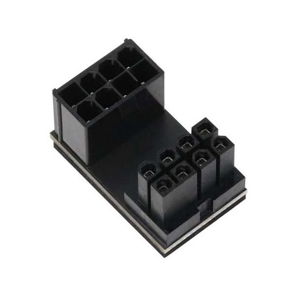 アイネックス PCI Express用電源変換アダプタ C字型 8ピン下ラッチ用 PX-PCIE8CIA 1個 67-9266-28（直送品）