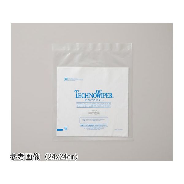 アズワン TECHNO WIPER(R) CRN508 24×24cm スタック CLN 100枚入 65-5697-78 1箱(100枚)（直送品）