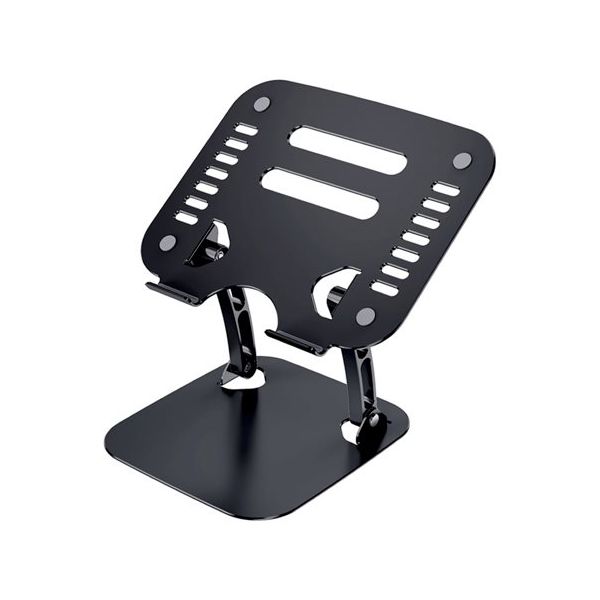 Trimate ノートパソコン・タブレットスタンド 折りたたみ式 アルミ合金製 ブラック TRM-ST001-BK 1個（直送品）