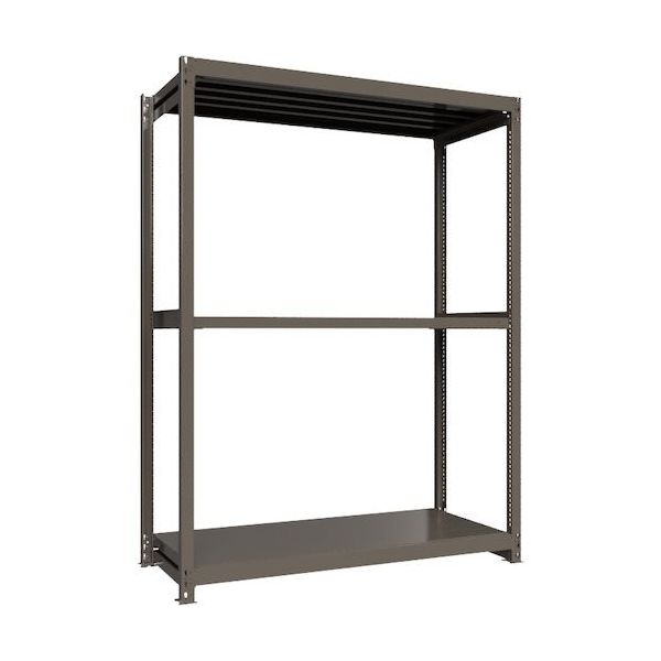 ICHIMAI 重量ボルトレスラック 段荷重1000Kg H2400×W1800×D750 天地3段 単体グレー TH1000-867T3（直送品）