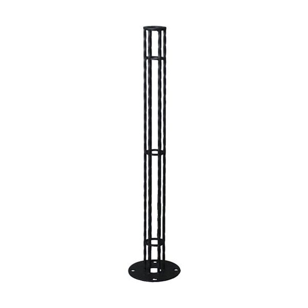 カネソウ スチール製アレンジポスト ねじれ角棒タイプ RING0685-TB-AR-BK 1本 469-2598（直送品） 23,100円