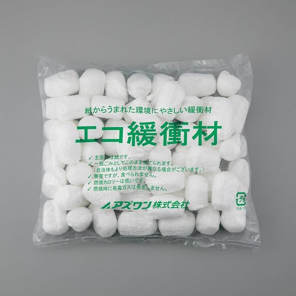 アズワン エコ緩衝材 Mサイズ(20袋) 1袋(20個入) 4-6523-02 1袋(1個)（直送品）