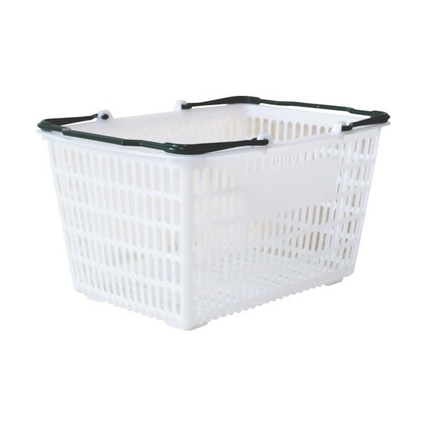 大和産業 買い物かご SLー7 ナチュラル把手エバーグリーン SL-7-NREGR 1個 538-0347（直送品）