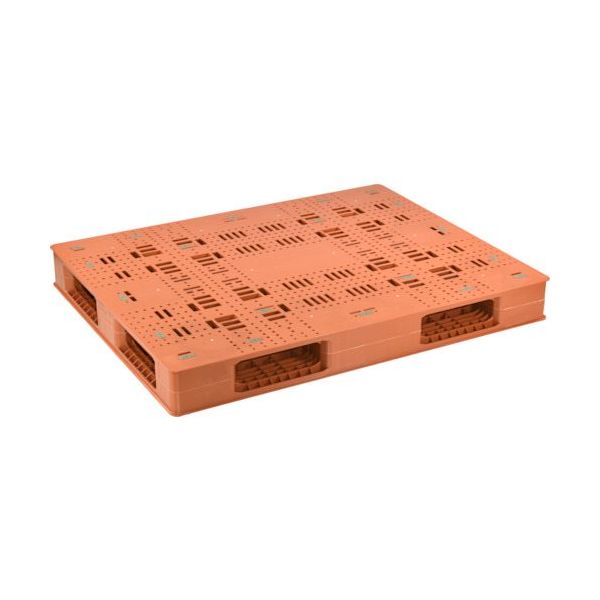 日本プラパレット NPC プラスチックパレットFMー1310 両面4方差し ブラウン FM-1310 1枚 452-5081（直送品）