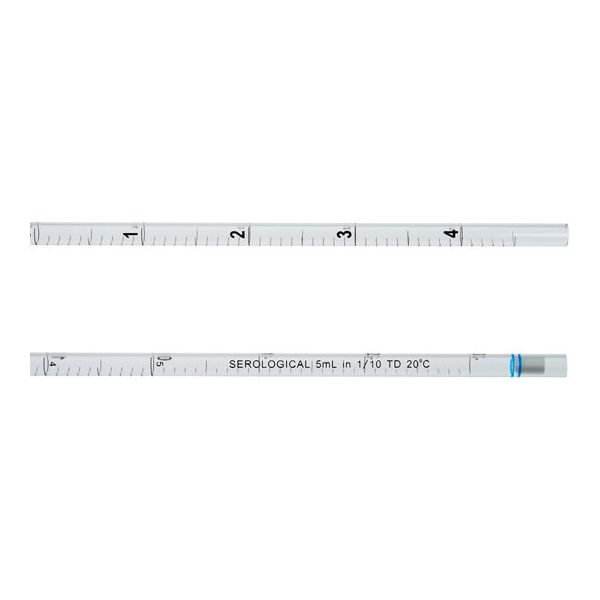 CELLTREAT 5mL オープンエンドピペット 500本入(25バルクパック/バック) 229243 1箱(500本)（直送品）