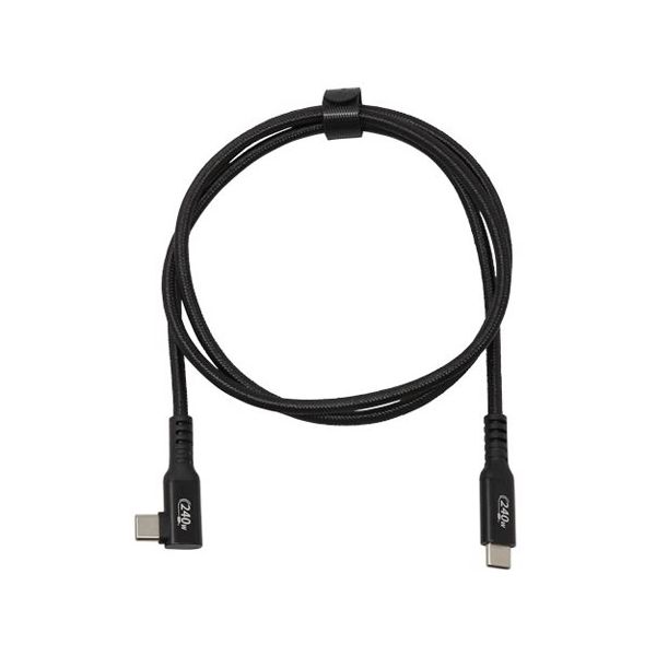 アイネックス PD240W対応 USB2.0 Type-Cケーブル C横L型ーC U20CC-LM