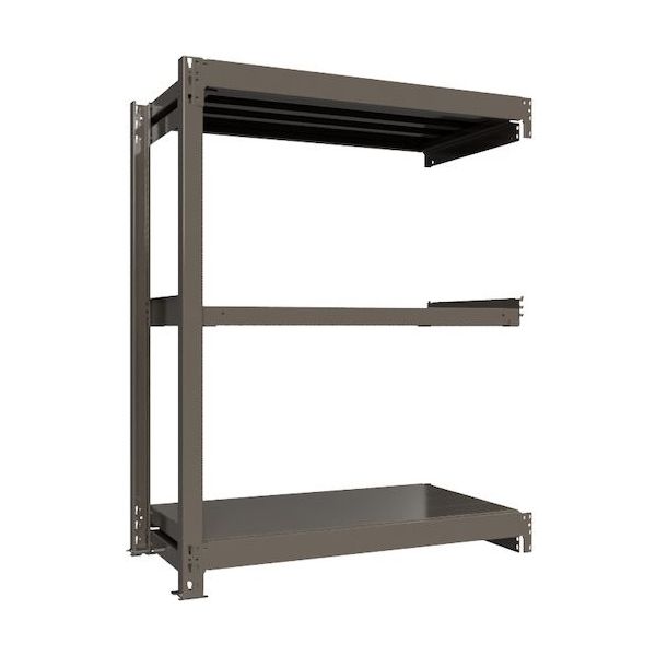 ICHIMAI 重量ボルトレスラック 段荷重1000Kg H1500×W1200×D600 天地3段 連結グレー TH1000-546R3（直送品）