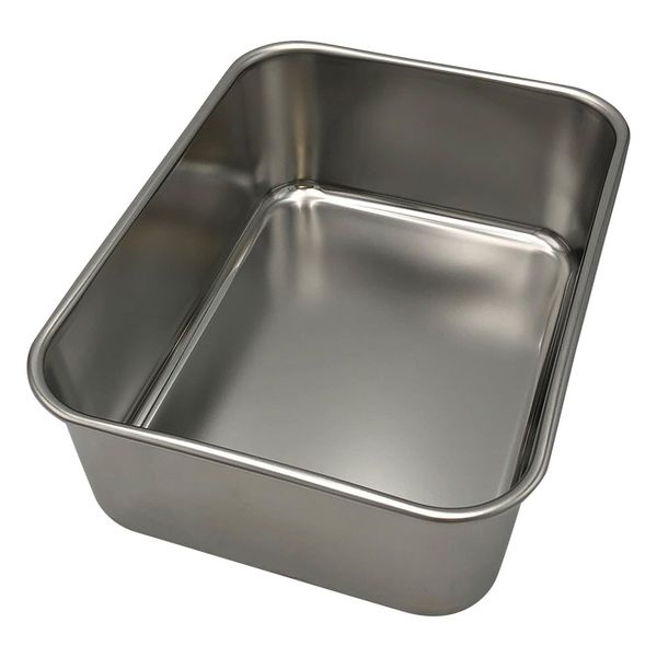 クライミング ステンレス深型組バット(酸洗浄済)225×170×80mm 4号 4-6277-08 1個（直送品）