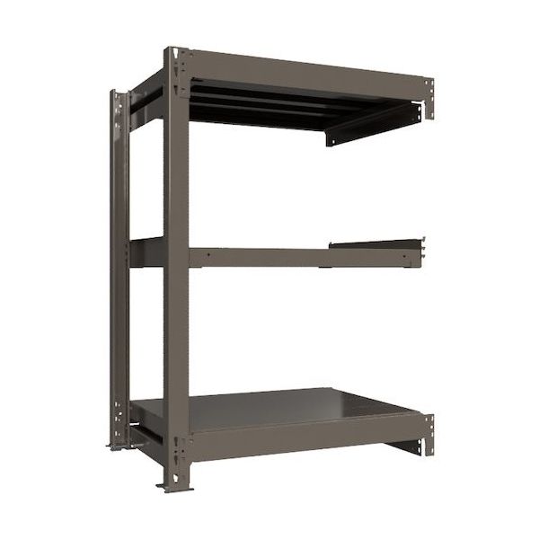 ICHIMAI 重量ボルトレスラック 段荷重1000Kg H1200×W900×D600 天地3段 連結グレー TH1000-436R3（直送品）