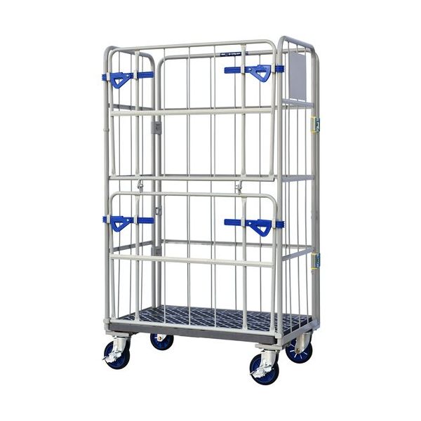 ワコーパレット ワコー カーゴプレスタ ダブルゲート付 1000×650×1700 WKP-1065-WG 1台 473-0891（直送品）