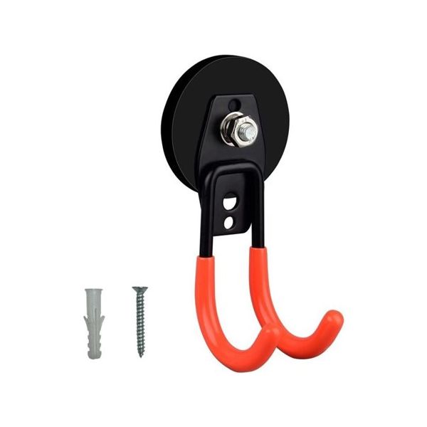 Trimate 工具用フック マグネット式(コンクリートスリーブ・取付けネジ付属)オレンジ U字 TR-MGF006U-OR 1個（直送品）