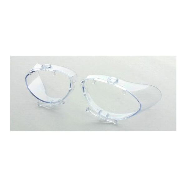 名古屋眼鏡 花粉対策メガネ スカッシーメガネにカバー M 8761-01 1本 68-0312-26（直送品）