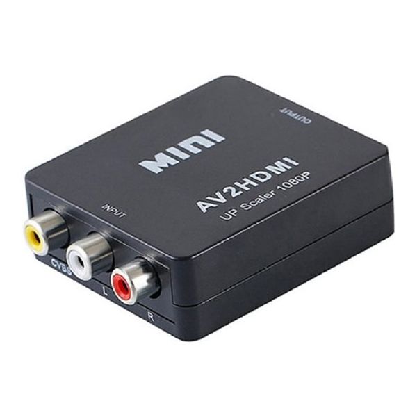 Trimate RCA(赤・白・黄)to HDMI 変換コンバーター TR-RHD001-BK 1個 67-4920-60（直送品）