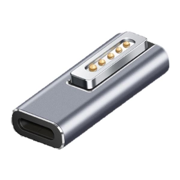 Trimate USB TypeーC to MageSafe2 変換アダプタ PD対応 充電用 TR-MS001-SV 1個（直送品）