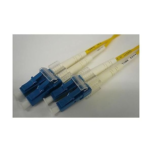光ケーブル 2心メガネ 2φ 両端LCコネクタ(Duplex)シングルモード 黄色 3m AFP2-DLC/DLC-SM-03 1個（直送品）