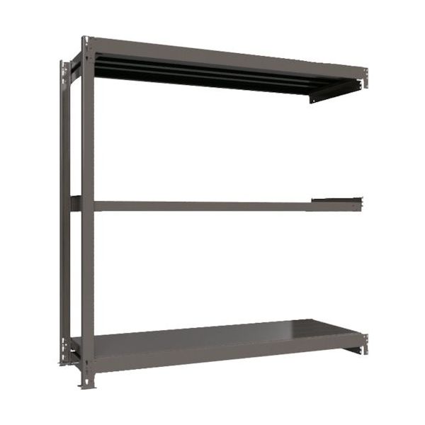 ICHIMAI 重量ボルトレスラック 段荷重1000Kg H1800×W1800×D600 天地3段 連結グレー TH1000-666R3（直送品）