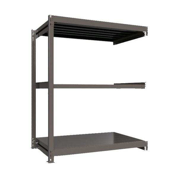 ICHIMAI 重量ボルトレスラック 段荷重1000Kg H1800×W1500×D900 天地3段 連結グレー TH1000-659R3（直送品）