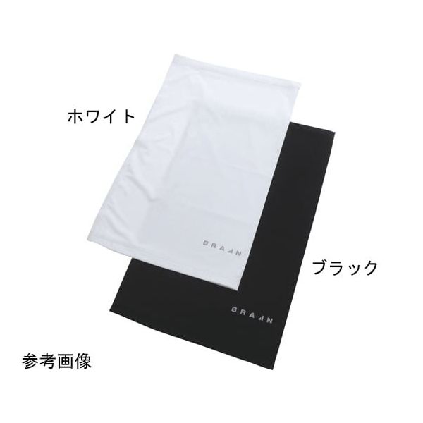ブレイン 接触冷感ネックゲーター ブラック BR-659-BL 1個 65-2783-75（直送品）
