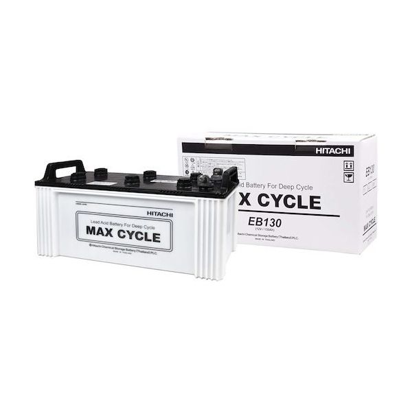 岡田商事 エナジーウィズ MAX CYCLEバッテリー HWーEB130ーLR HW- EB130-LR 1個 555-1918（直送品）