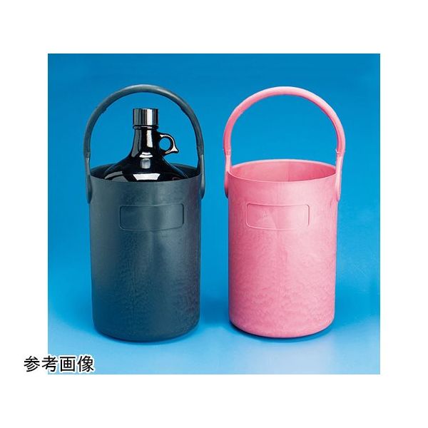 ウィザーライフサイエンス セーフティーボトルキャリア 500ー1000mL 赤 50-109-4654 1個 65-4339-24（直送品）