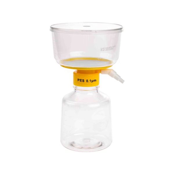 CELLTREAT 500mL フィルターシステム PESフィルター素材 0.10μm 75mm 滅菌12箱入 229723 1箱（直送品）