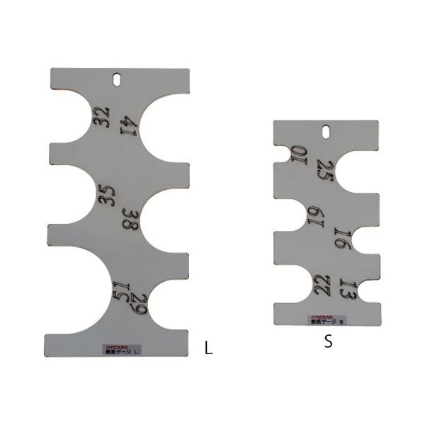 ランドアート ハイビスカス鉄筋ゲージL TG-L 1個 62-4862-92（直送品）