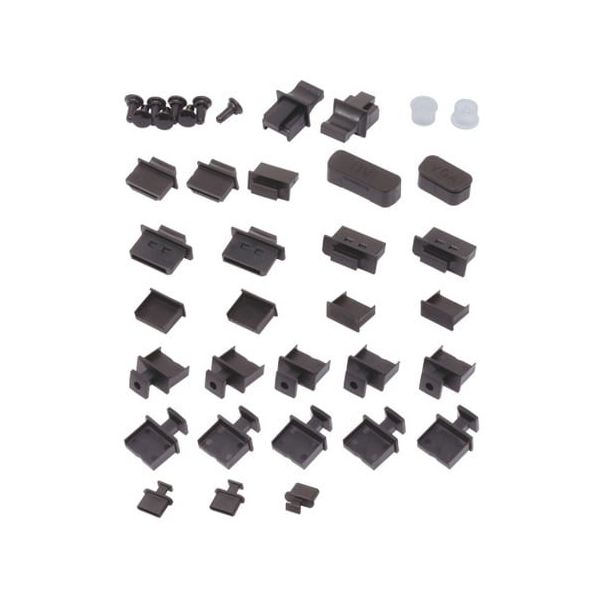 アイネックス コネクタカバー ゲーミングPC用 DC-023 1個 67-9282-10（直送品）