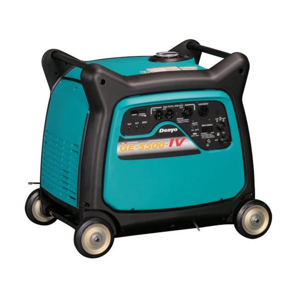 デンヨー 防音型ガソリンエンジン発電機 GE-5500SSIV 1台 104-1194（直送品）