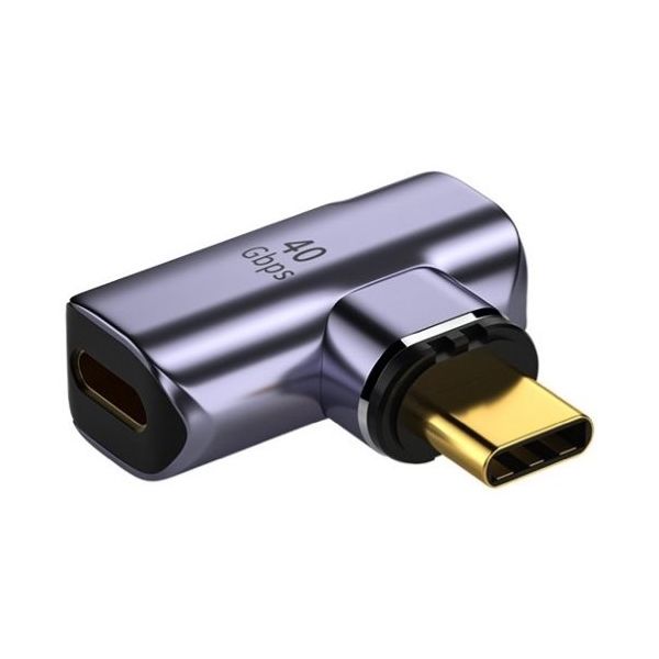 Trimate マグネット式USBアダプタ USB TypeーC Thunderbolt3対応 T字型 TR-MA003-T 1個（直送品）