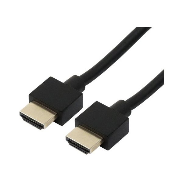 アイネックス スリム&ソフト ハイスピードHDMIケーブル 1m AMC-HDS10 1個 67-9205-74（直送品）