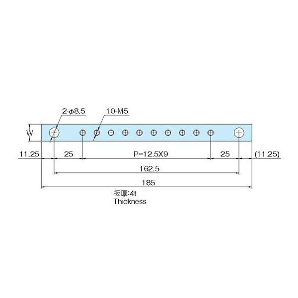 ホシモト 銅アースバー EA-5 1個 62-2984-92（直送品）