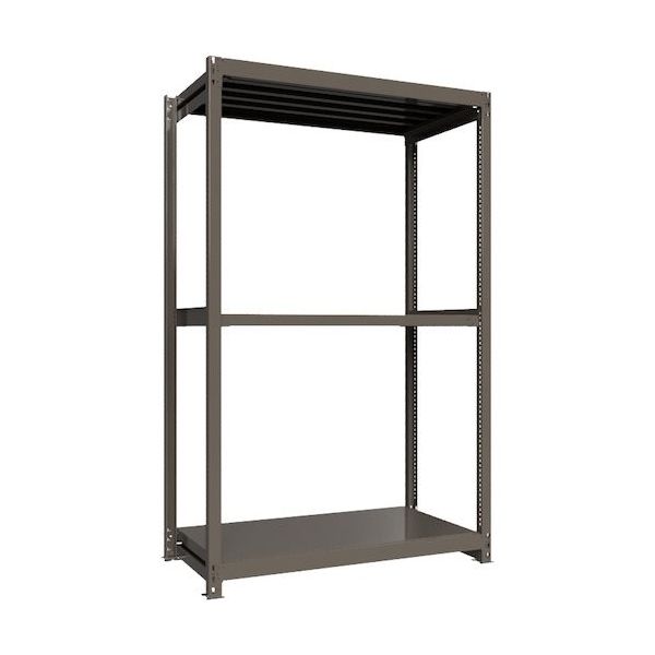 ICHIMAI 重量ボルトレスラック 段荷重1000Kg H2400×W1500×D750 天地3段 単体グレー TH1000-857T3（直送品）