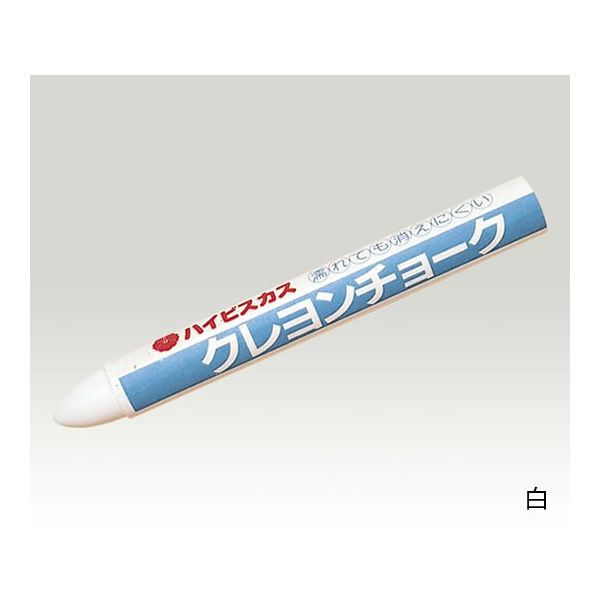 ランドアート ハイビスカス クレヨンチョーク (白) 1箱(10本入) 62-4862-85 1箱(10本)（直送品）