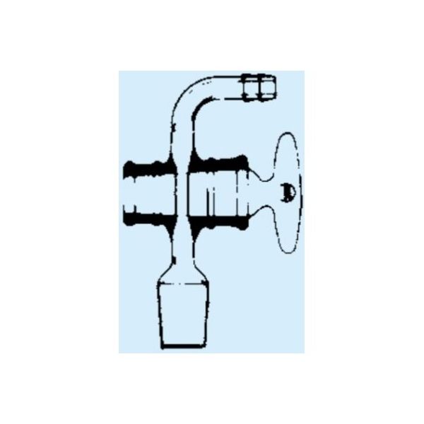 日本理化学器械 吸引栓PTFEコック付 摺部12 4055-1218 1個 65-8663-81（直送品）
