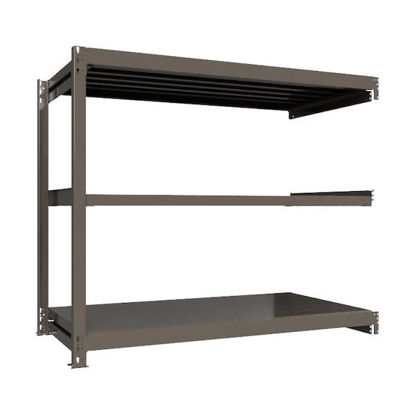 ICHIMAI 重量ボルトレスラック 段荷重1000Kg H1500×W1800×D900 天地3段 連結グレー TH1000-569R3（直送品）