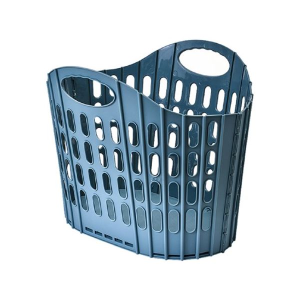 Trimate 折りたたみ式ランドリーバスケット ブラック TR-ORB-BL 1個 67-4920-33（直送品）