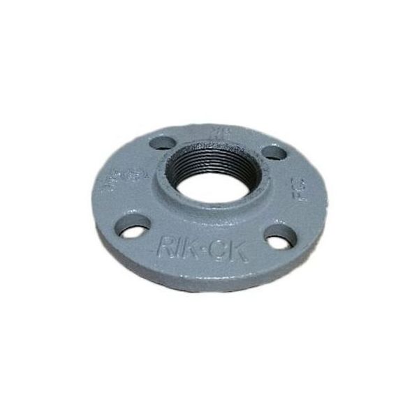 リケン 鋳鉄製 合フランジ 5K コート品 RCF-5KFC-F_40A 1個 64-3298-73（直送品）