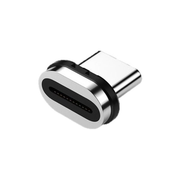 Trimate マグネット式USBアダプタ USB TypeーC Thunderbolt3対応 オスヘッド TR-MA003-H 1個（直送品）