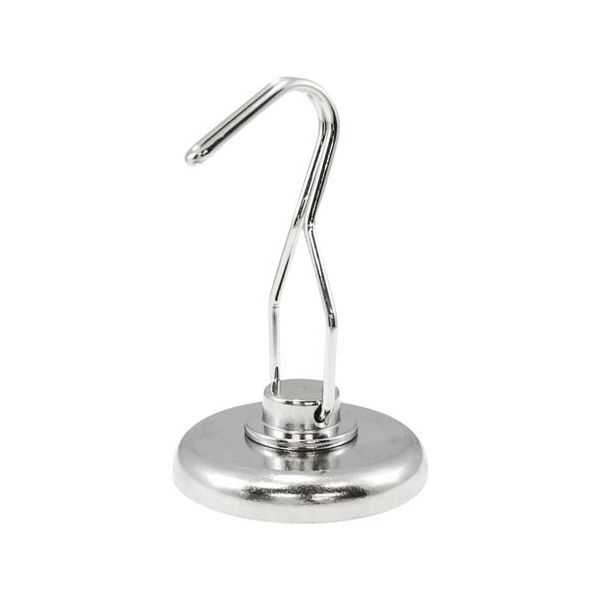 Trimate マグネットフック シルバー Φ42mm TR-MGF004-42-SV 1個 67-4919-65（直送品）