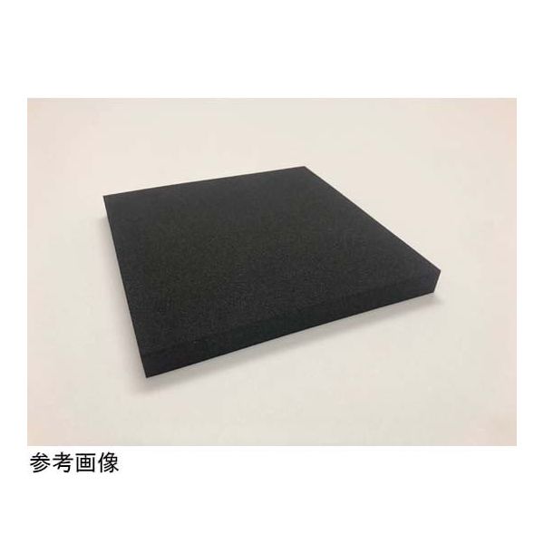 アズワン 導電性ゴムスポンジ Eー4385(粘着有り) □500×t30mm 4-6421-07 1個（直送品）