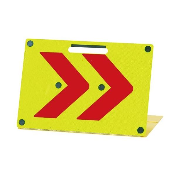 ジェイウィン ワンタッチ折りたたみ矢印板 JOA-65HP 1個 63-7308-80（直送品）