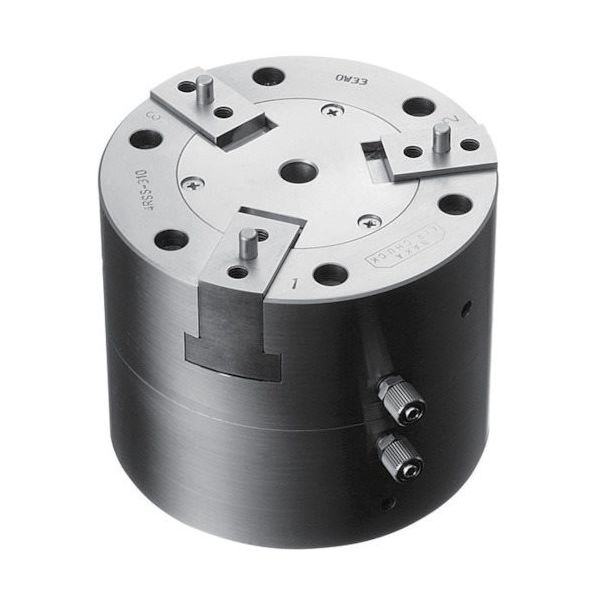 仲精機 ナカ エアチャック 4インチ 据置中空型 NPC-4RSS-310 1台 723-6077（直送品）