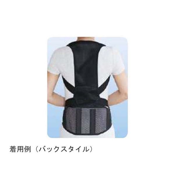 アシスト 背筋すっきりベルトDX ブラック ML 27801 1本 68-4061-76（直送品）