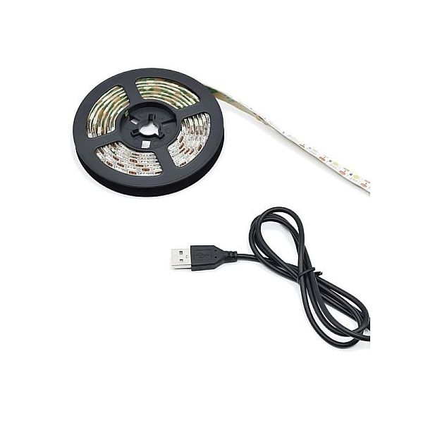 日本トラストテクノロジー USBテープライトLED 2m 電球色 TPLED2M-WA 1個 67-7641-06（直送品）