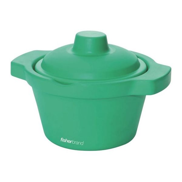 ウィザーライフサイエンス Fisherbrand アイスバケツ 2.5L グリーン 03-395-160 1個 65-4341-28（直送品）